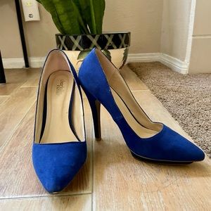Sz 7 Charlotte Russe Cobalt Blue Heels